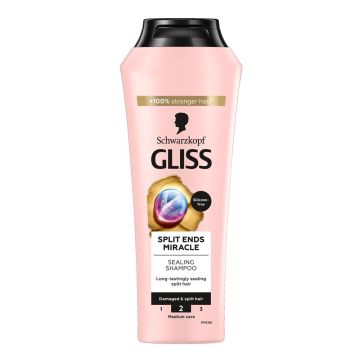 Gliss Split Ends Miracle Шампоан за увредена коса и цъфтящи краища x250 мл