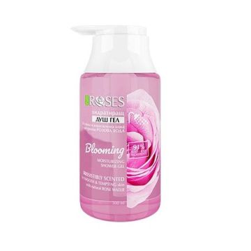 Nature of Agiva Roses Blooming Хидратиращ душ гел с розова вода x300 мл