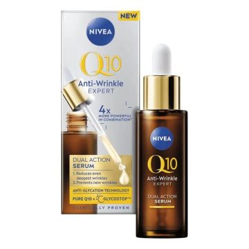 Nivea Q10 Anti-Wrinkle Expert Серум за лице с двойно дйствие x30 мл