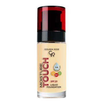 Golden Rose Moisture Touch Фон дьо тен за лице SPF20 х30 мл, цвят 102