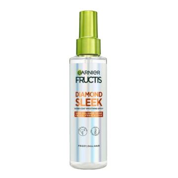 Garnier Fructis Diamond Sleek Спрей за изглаждане с термозащита за суха и непокорна коса х150 мл