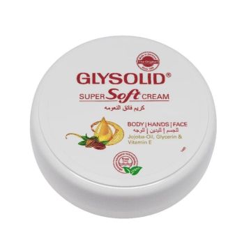 Glysolid Super Soft Глицеринов крем за ръце, лице и тяло с жожоба и Витамин Е х100 мл