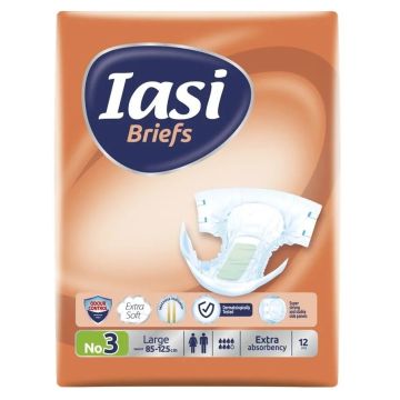 Iasi Briefs Nо3 Пелени за възрастни Large х12 броя