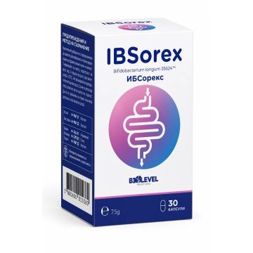 IBSorex при синдром на раздразненото черво х30 капсули Biolevel
