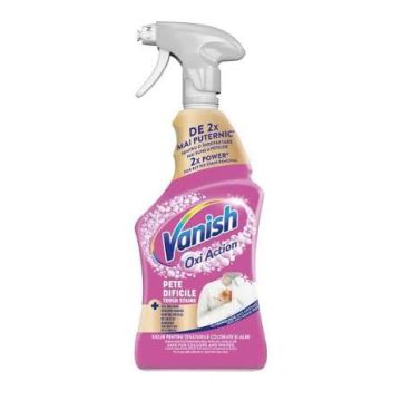 Vanish Oxi Action Pink Спрей за премахване на упорити петна х454 мл