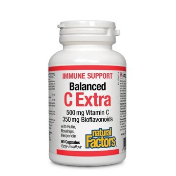 Balanced C Extra Витамин С и биофлавоноиди х90 капсули Natural Factors