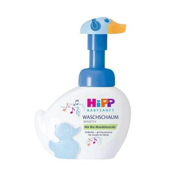 Hipp Baby Sanft Измиваща пяна за ръце и лице х250 мл, Пате музикант