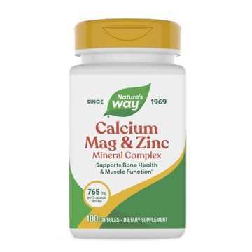 Calcium, Mag & D Калций, Магнезий и Витамин D за здрави кости 250мг х100 капсули Nature's Way