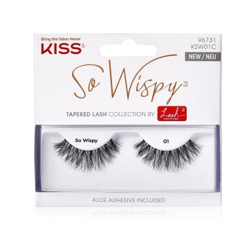 Kiss Lash Couture So Wispy Изкуствени мигли х1 брой, KSW01C