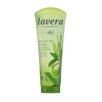 Lavera Refresh Me Душ гел за тяло s лайм и лимонена трева х250 мл