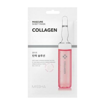 Missha Текстилна маска за лице с колаген х28 мл