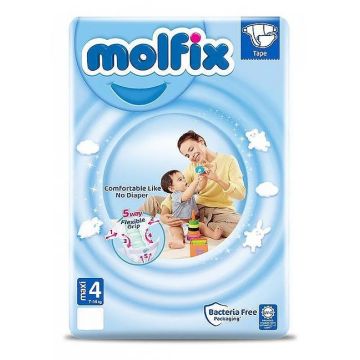 Molfix 4 Maxi Пелени за бебета 7-14 кг х62 броя