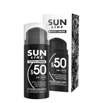 Sun Like Tatto Слънцезащитен крем за тяло SPF50 х100 мл