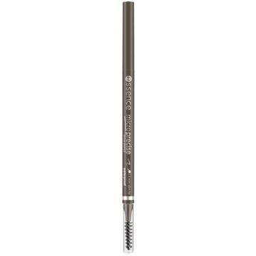 Essence Micro Precise Водоустойчив молив за вежди с четка х1 брой, цвят 04 Neutral Brown