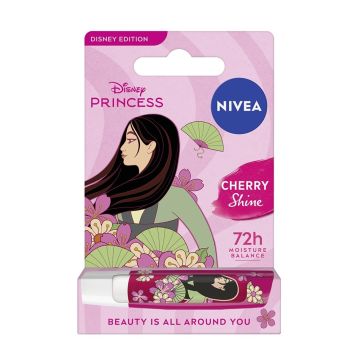 Nivea Mulan Disney Балсам за устни с вкус на череша х4.8 грама