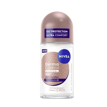 Nivea Derma Control Clinical Део рол-он против изпотяване за жени х50 мл