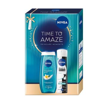 Nivea Time To Amaze Комплект за тяло