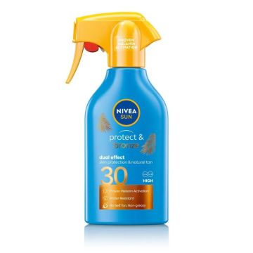 Nivea Sun Protect & Bronze Слънцезащитен лосион за лице и тяло SPF30 х250 мл