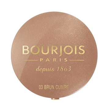 Bourjois Little Round Pot Руж за лице с огледало, 03 Brun Cuivre