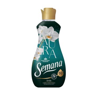 Semana Aura Smile Омекотител концентрат за дрехи х1200 мл, 60 пранета