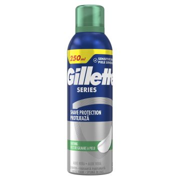 Gillette Series Пяна за бръснене за чувствителна кожа х250 мл