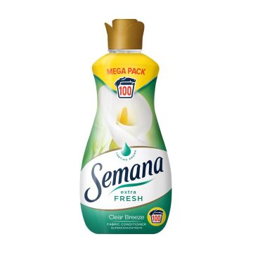 Semana Extra Fresh Clear Breeze Омекотител концентрат х2000 мл, 100 пранета