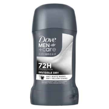 Dove Men+Care Advanced Care Invisible Dry Део стик против изпотяване за мъже х50 мл