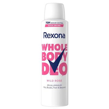 Rexona Whole Body Wild Rose Део спрей против изпотяване за жени х150 мл