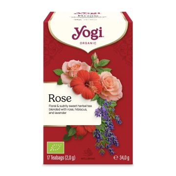 Yogi Tea Роза Био аюрведичен чай х17 пакетчета
