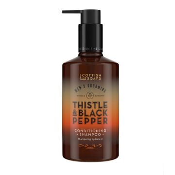 Scottish Fine Soaps Thistle & Black Pepper Подхранващ шампоан за мъже х300 мл