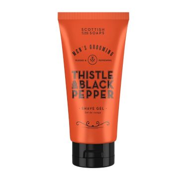 Scottish Fine Soaps Thistle & Black Pepper Гел за бръснене за мъже х150 мл