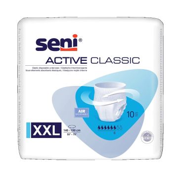 Seni Active Classic Абсорбиращи гащи за възрастни, размер XXL х10 броя