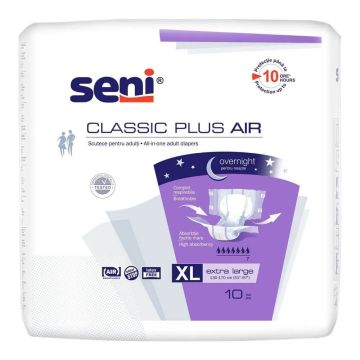 Seni Classic Plus Air Пелени за възрастни XL 7 капки х10 броя