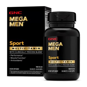 Mega Men Sport Мултивитамини за мъже х90 каплети GNC