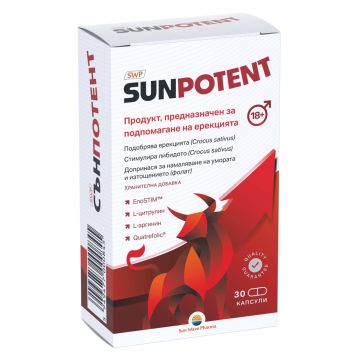 Sun Potent подобрява ерекцията х30 капсули Sun Wave Pharma