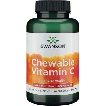 Витамин Ц за дъвчене с вкус на череша 505 мг х60 таблетки Swanson
