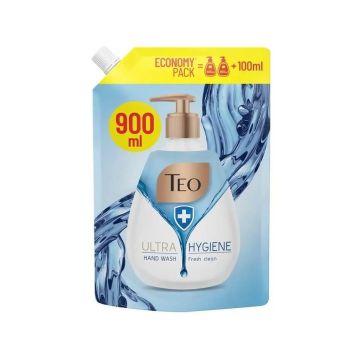 Teo Ultra Hygiene Течен антибактериален сапун х900 мл, пълнител