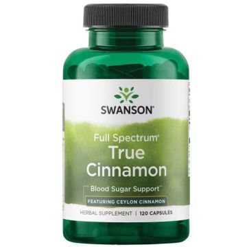 Пълен сектър Цейлонска канела х120 капсули Swanson
