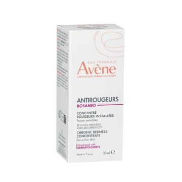 Avene Antirougeurs Rosamed Концентрат за лице за хронично зачервяване за чувствителна кожа x30 мл