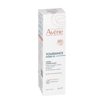 Avene Tolerance Hydra-10 Хидратиращ крем за лице за суха и чувствителна кожа x40 мл