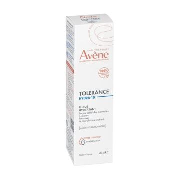 Avene Tolerance Hydra-10 Хидратиращ флуид за лице за нормална към смесена чувствителна кожа x40 мл