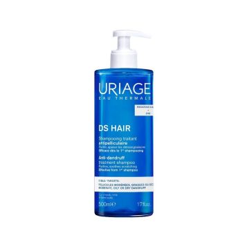 Uriage DS Hair Третиращ шампоан за коса против пърхот х500 мл