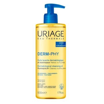 Uriage Derm-Phy Дерматогично измивно олио за лице и тяло х500 мл
