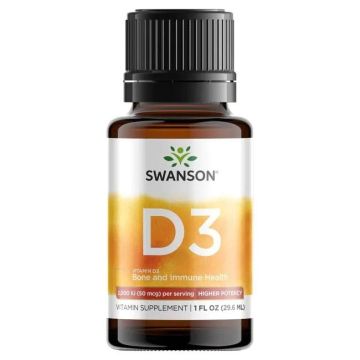 Витамин D3 на капки х29.6 мл Swanson