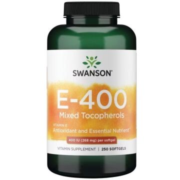 Витамин Е смесени токофероли 268 мг х250 софтгел капсули Swanson