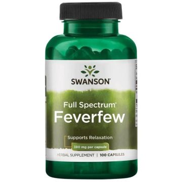 Feverfew Вратига 380 мг х100 капсули Swanson