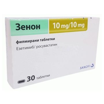 Зенон 10 mg/10 mg х30 филмирани таблетки