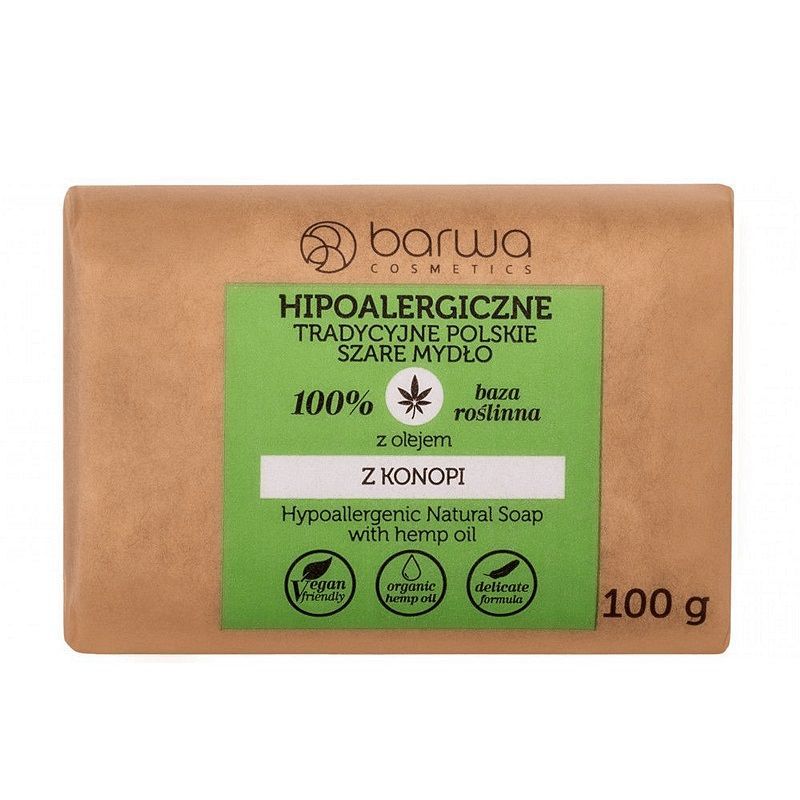 Barwa Hypoallergenic Натурален хипоалергенен сапун с конопено масло x100 грама