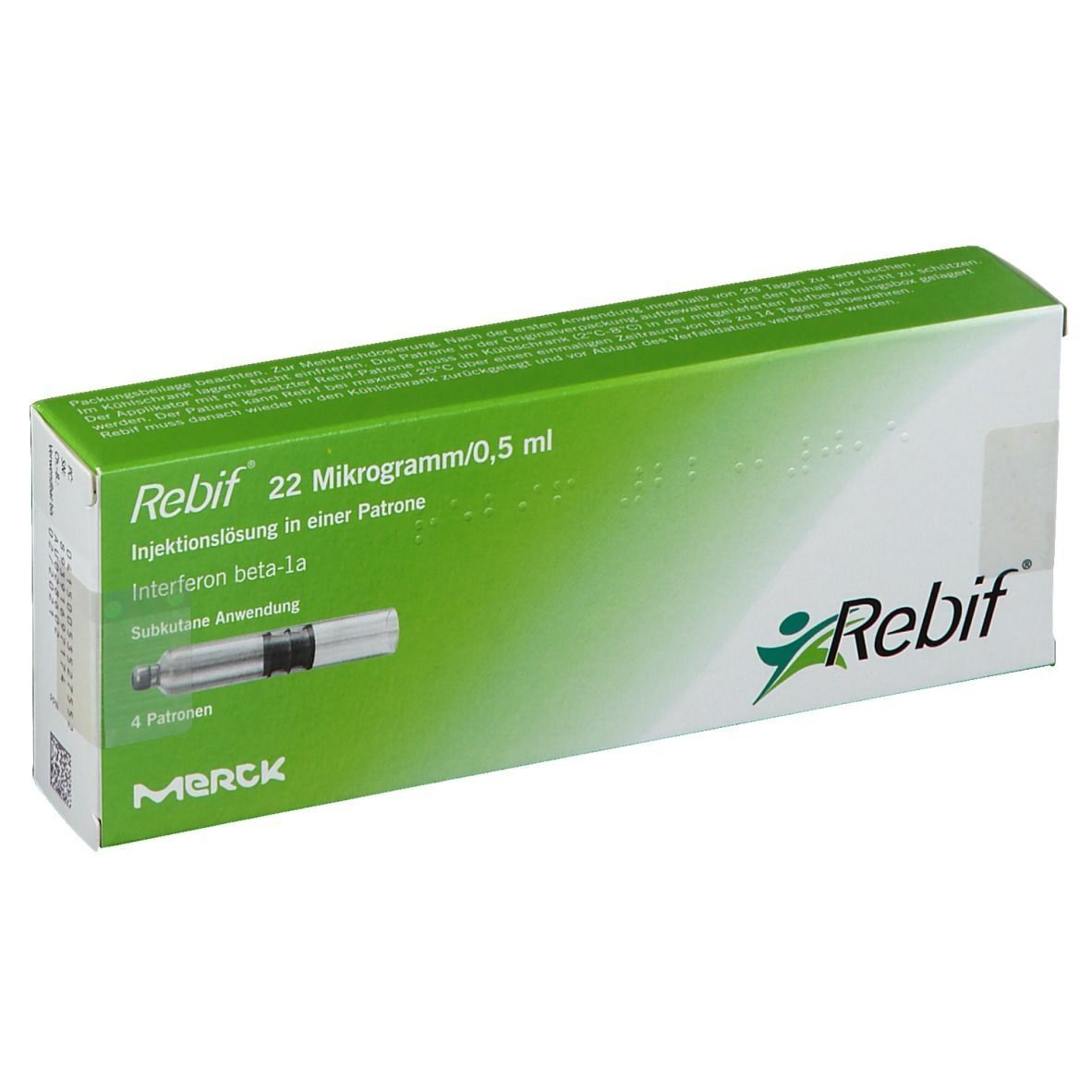 Rebif 22 микрограма/0,5 ml инжекционен разтвор в патрон х4 бр