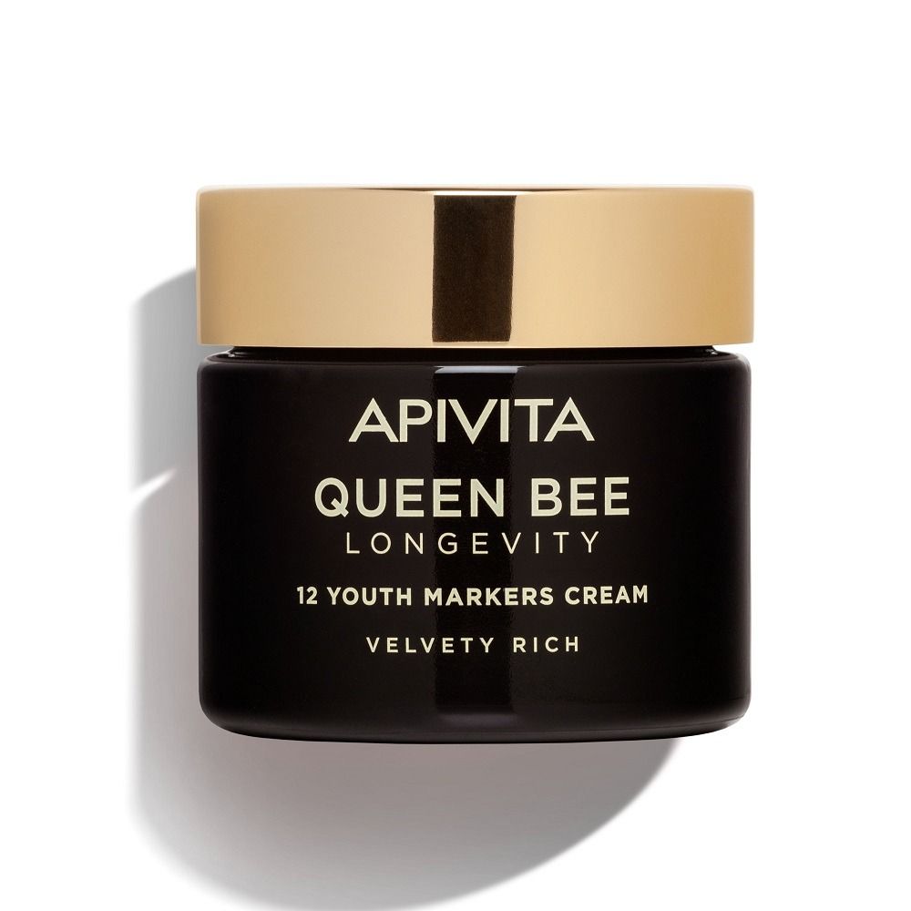 Apivita Queen Bee Longevity Кадифен богат крем за лице против стареене х50 мл